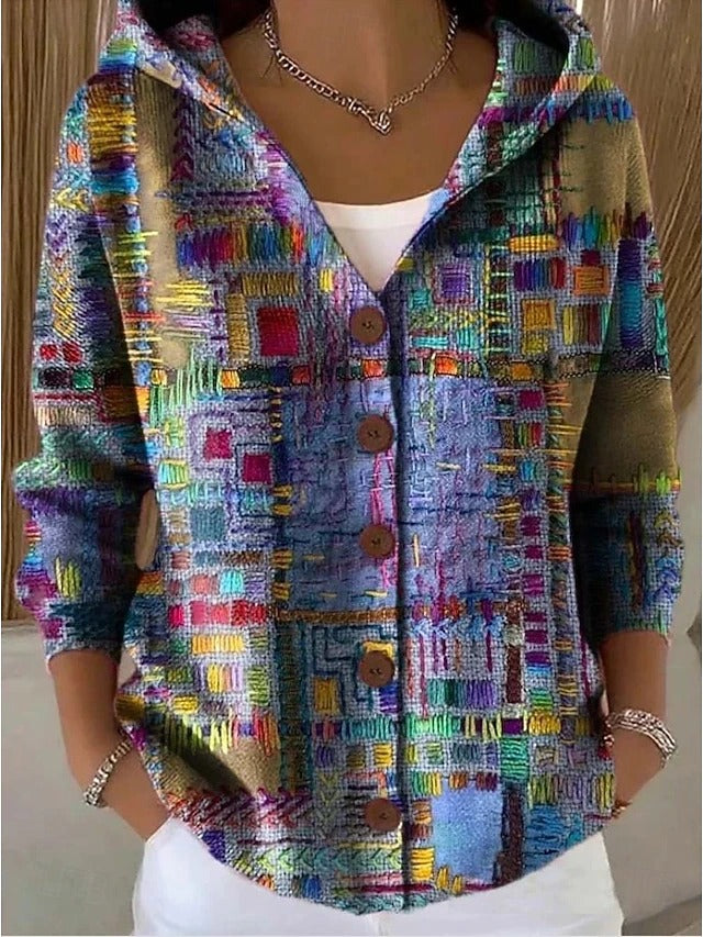 Warm Stylish Women's Long Cardigan