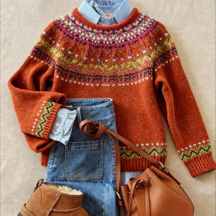 Chic Vintage Women's Knit Jumper