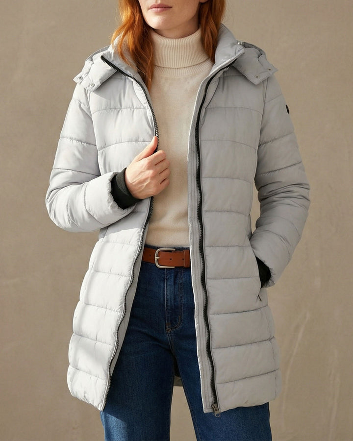 Warm Lightweight Women's Quilted Puffer Coat