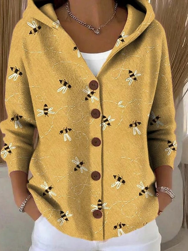 Warm Stylish Women's Long Cardigan