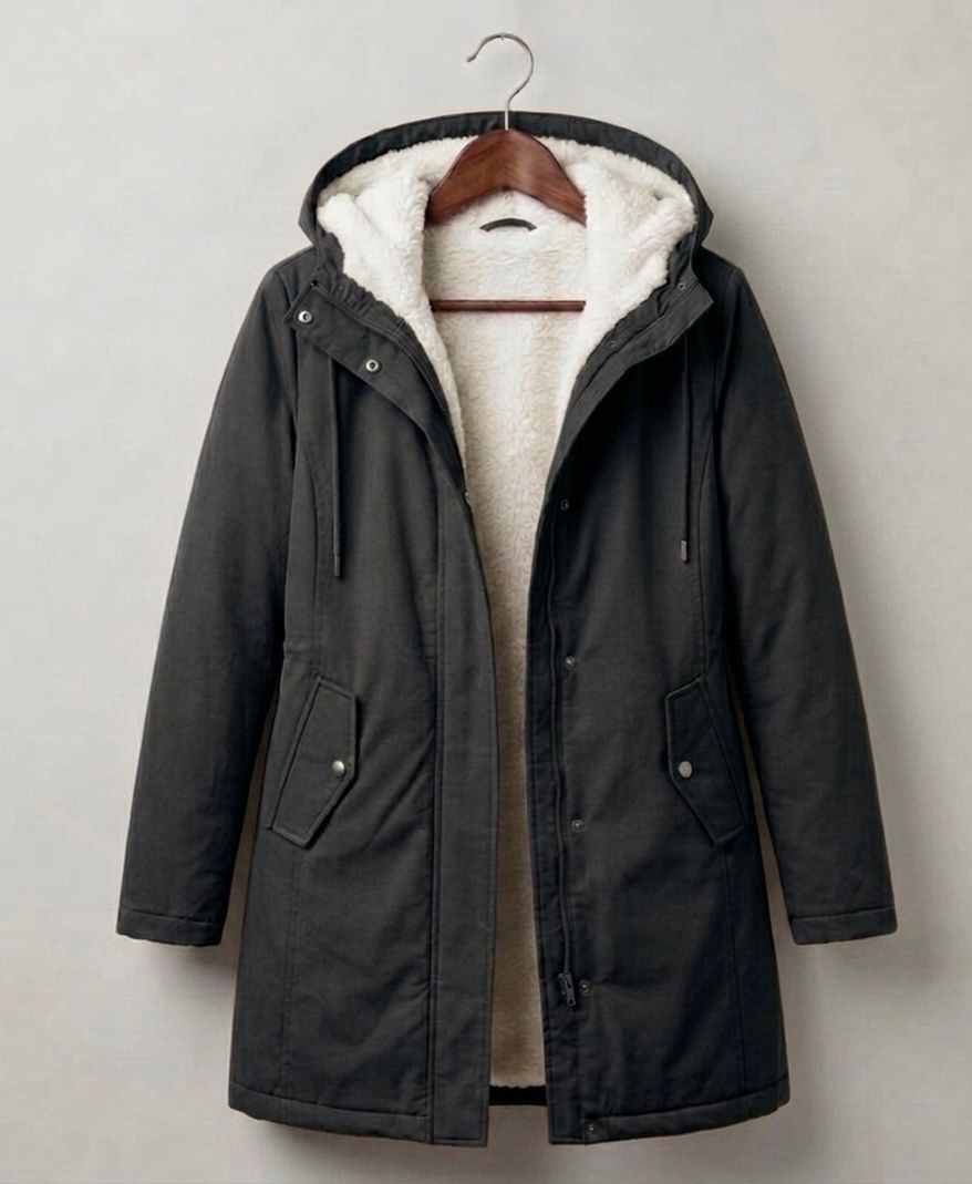 Waterproof Fleece-Lined Women's Long Parka