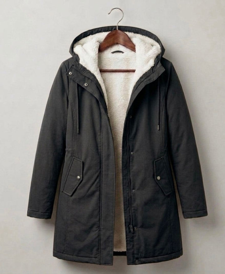 Waterproof Fleece-Lined Women's Long Parka