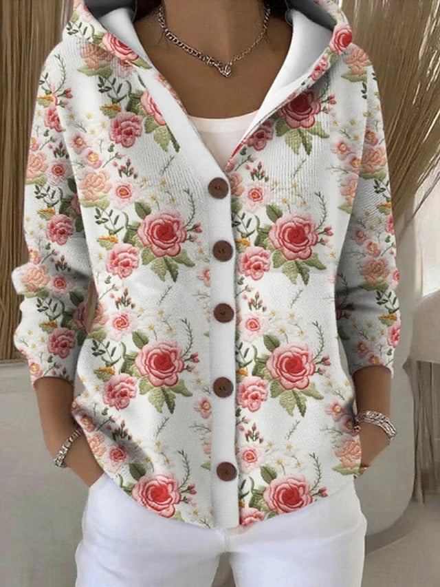 Warm Stylish Women's Long Cardigan