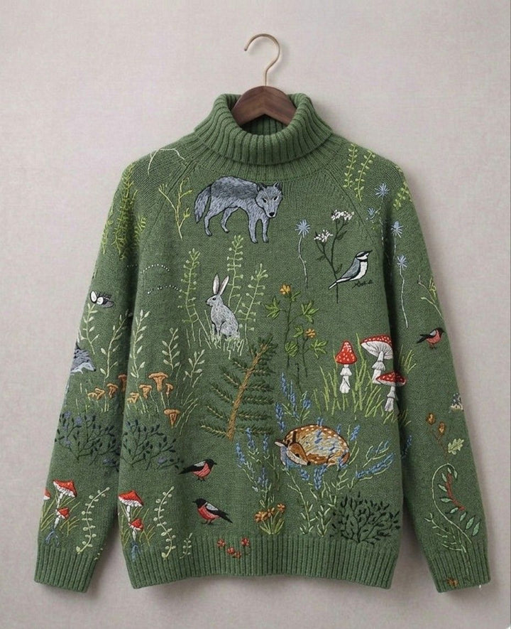 Elegant Soft Women's Turtleneck Jumper