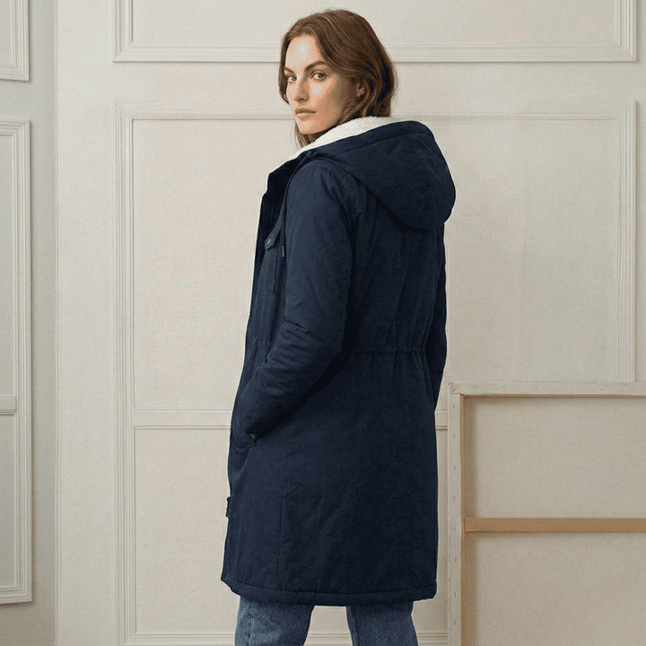 Waterproof Fleece-Lined Women's Long Parka