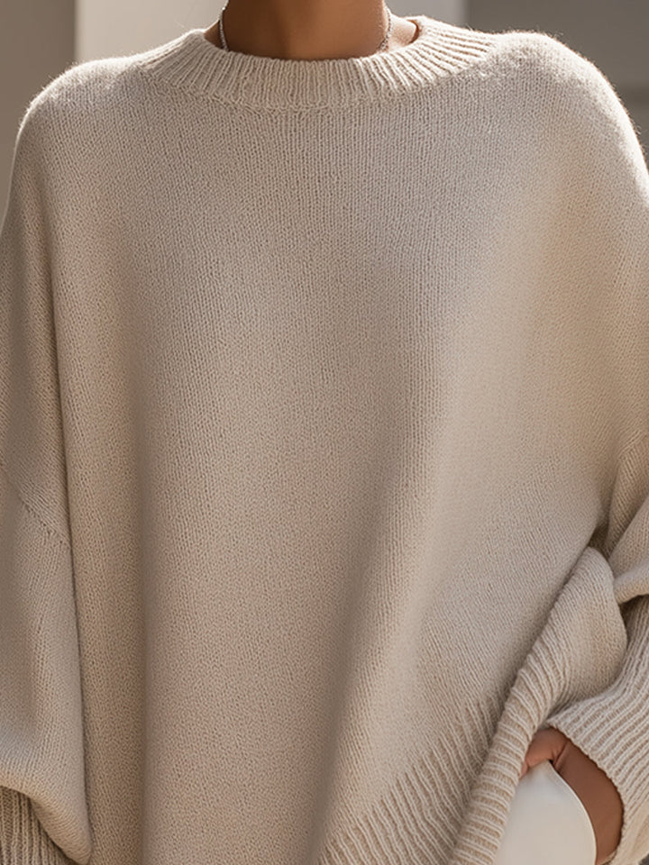 Cozy Oversized Women's Wool-Blend Jumper