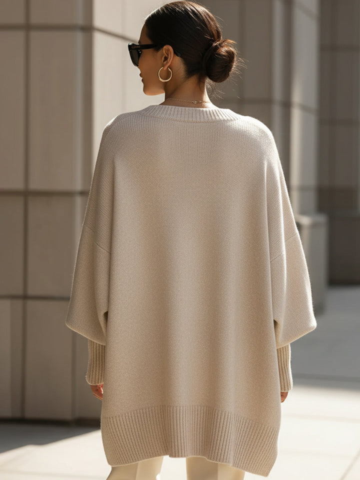 Cozy Oversized Women's Wool-Blend Jumper