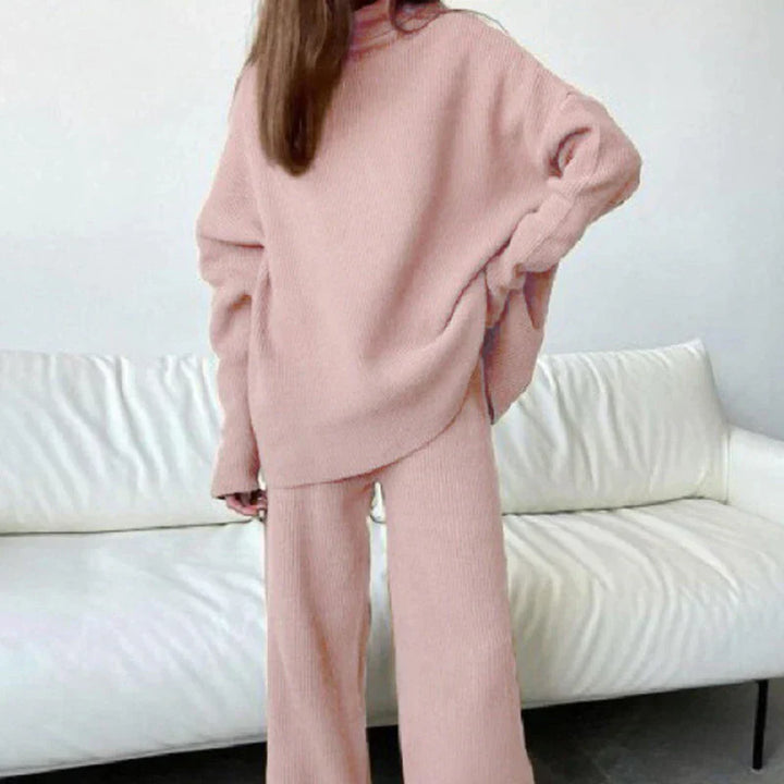 Women's Set with Long Sleeve Top and Pants