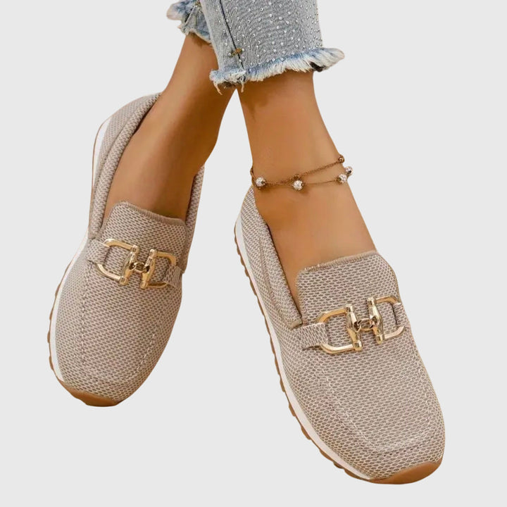 Women’s Mesh Slip-On Loafers with Horsebit Detail 2