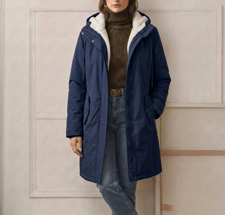 Waterproof Fleece-Lined Women's Long Parka