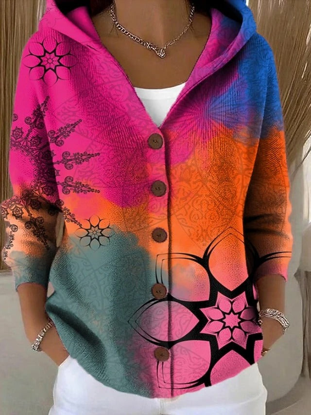 Warm Stylish Women's Long Cardigan