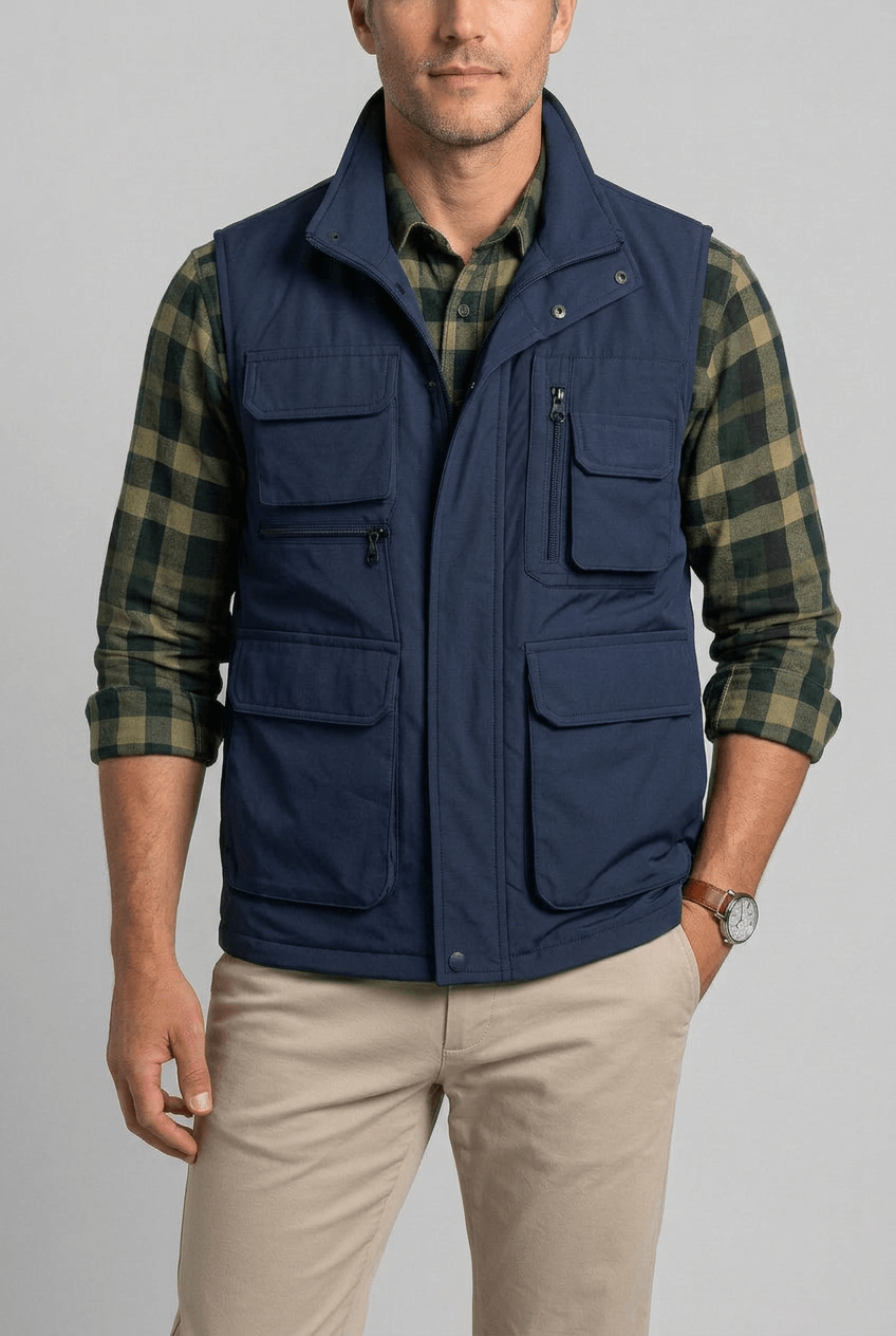 Versatile Practical Men's Utility Gilet
