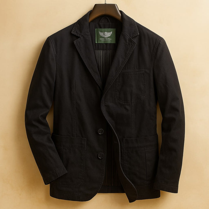 Versatile Modern Men's Cotton Utility Blazer
