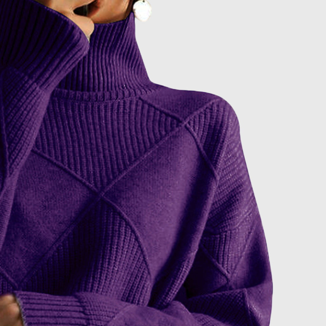 Soft Warm Women's Turtleneck Jumper