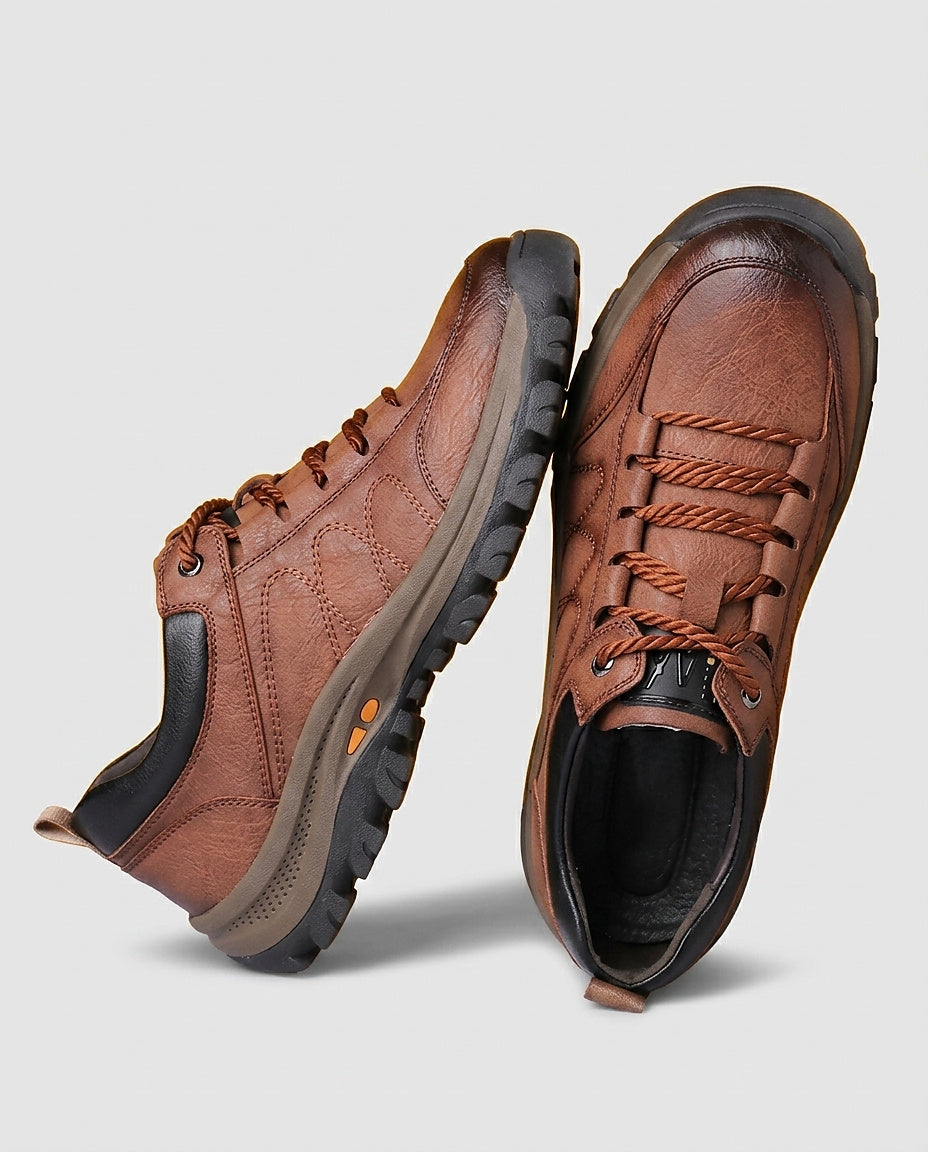Men’s Low-Top Shoes with Corded Laces - Front [Lystr 6a97f0749d089b0402618c3f:front]