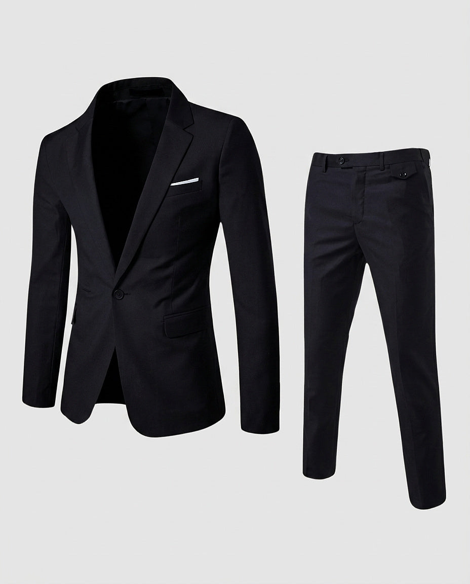 Men’s Slim-Fit Suit Set - Front [Lystr 6a97f8f03ac28cbfe0df01e4:front]