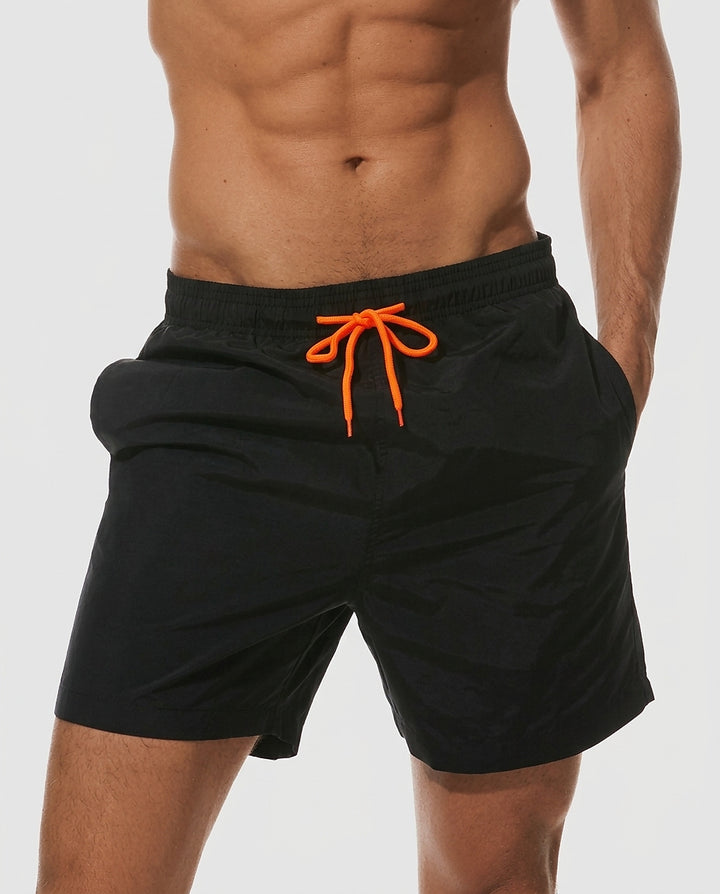 Men’s Drawstring Mid-Thigh Shorts - Front [Lystr 6a97f93d3ac28cbfe0df0200:front]