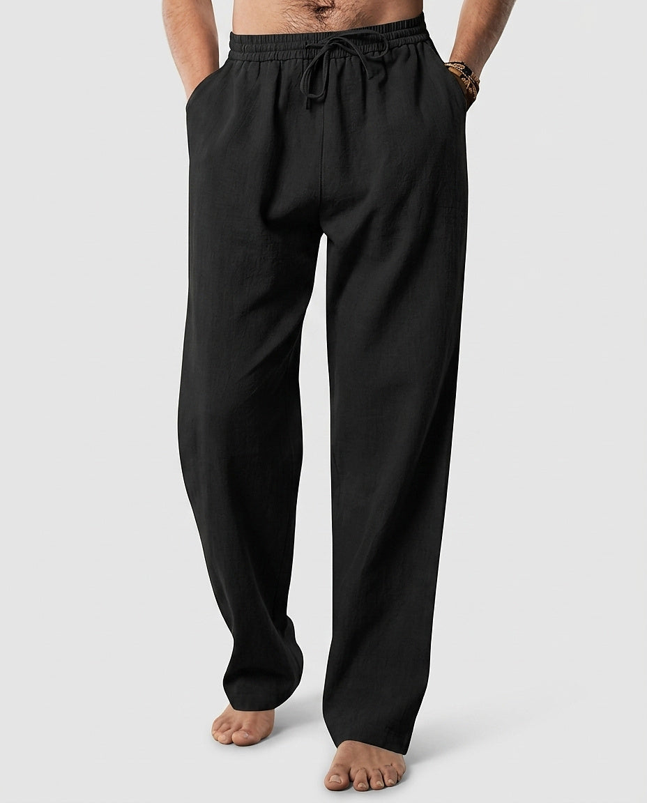 Men’s Wide-Leg Adjustable Trousers - Front [Lystr 6a9804983ac28cbfe0df023e:front]