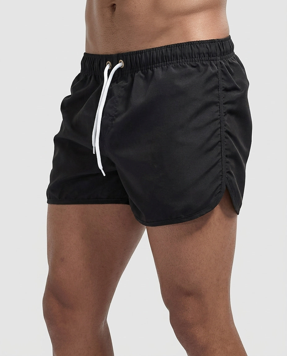 Men’s  High-Cut Shorts with Drawstring - Front [Lystr 6a9804de3ac28cbfe0df0250:front]
