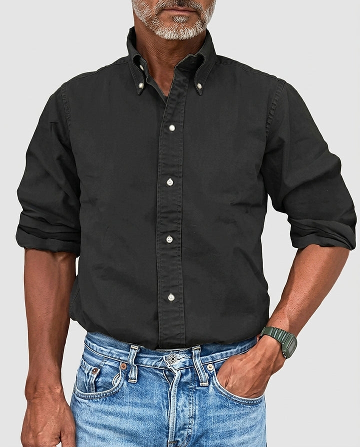 Men’s Button-Down Collar Shirt - Front [Lystr 6a9804c93ac28cbfe0df024c:front]