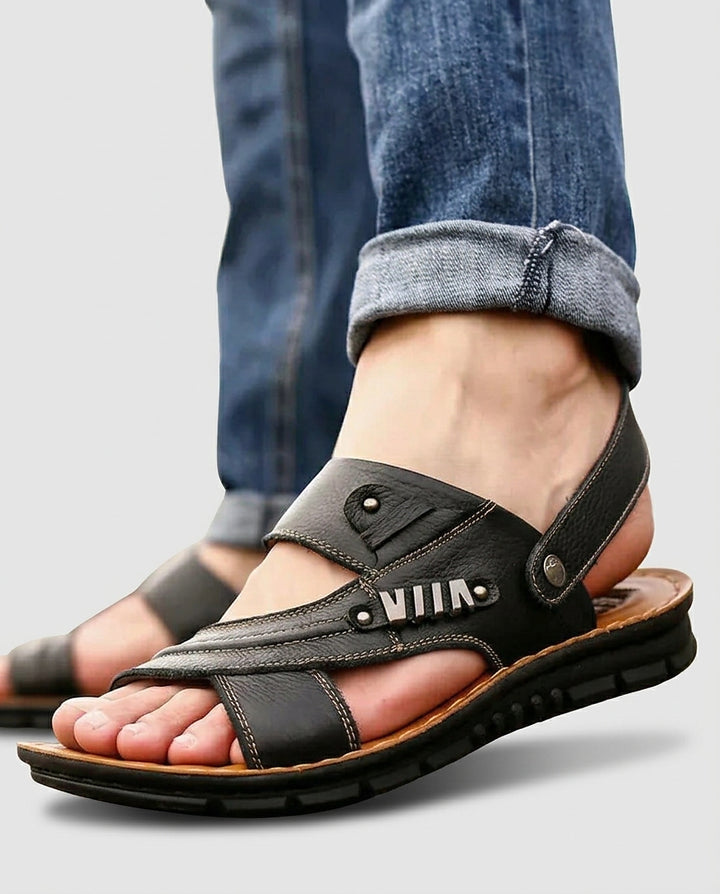 Men's Multi-Strap Convertible Sandals - Front [Lystr 6a990ed35e62b77f75a1334e:front]