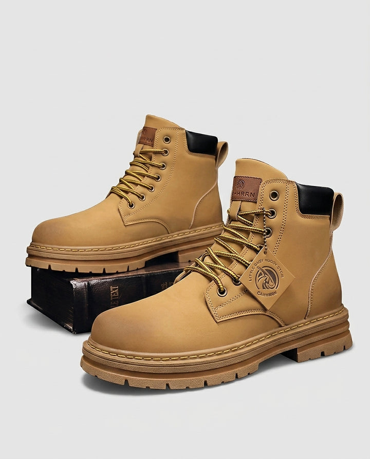 Men’s High-Top Lace-Up Boots - Front [Lystr 6a991209dc86d4a04f35b02a:front]