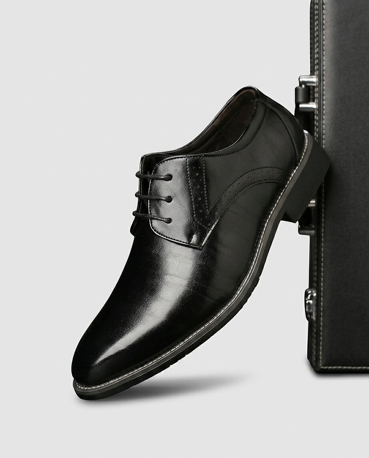 Men’s Pointed Toe Derby Shoes - Front [Lystr 6a99121ccd771d58d2ffc9fd:front]