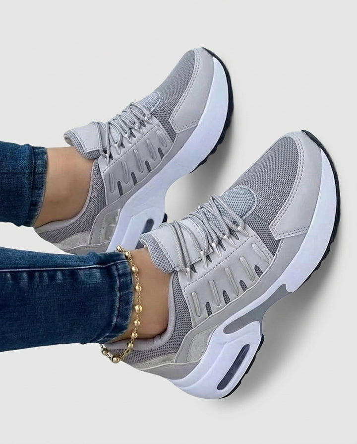 Women’s Layered Mesh Platform Sneakers - Front [Lystr 6a992119c05fc8a142a73d02:front]