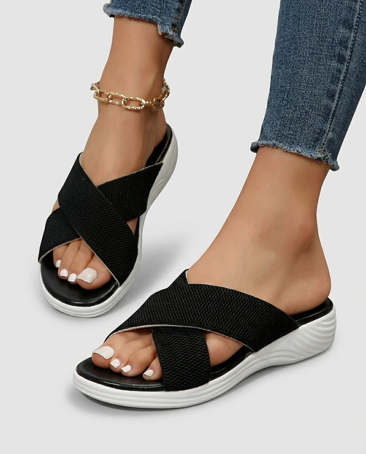 Women’s  Multi-Strap Platform Sandals - Front [Lystr 6a99295b37f23f8fa4b7d934:front]