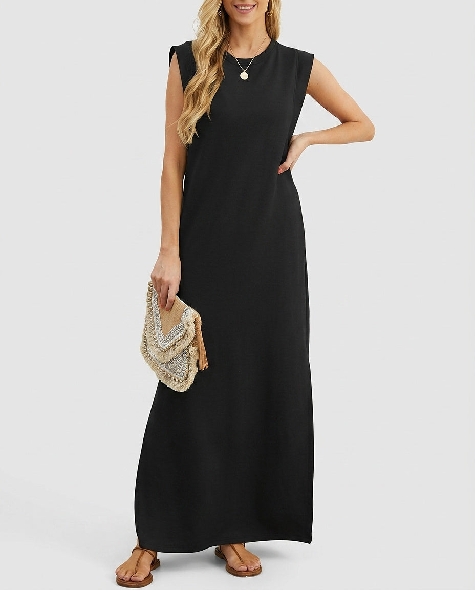Women’s Sleeveless Maxi Dress - Front [Lystr 6a9931178fb1eea96e728dbf:front]