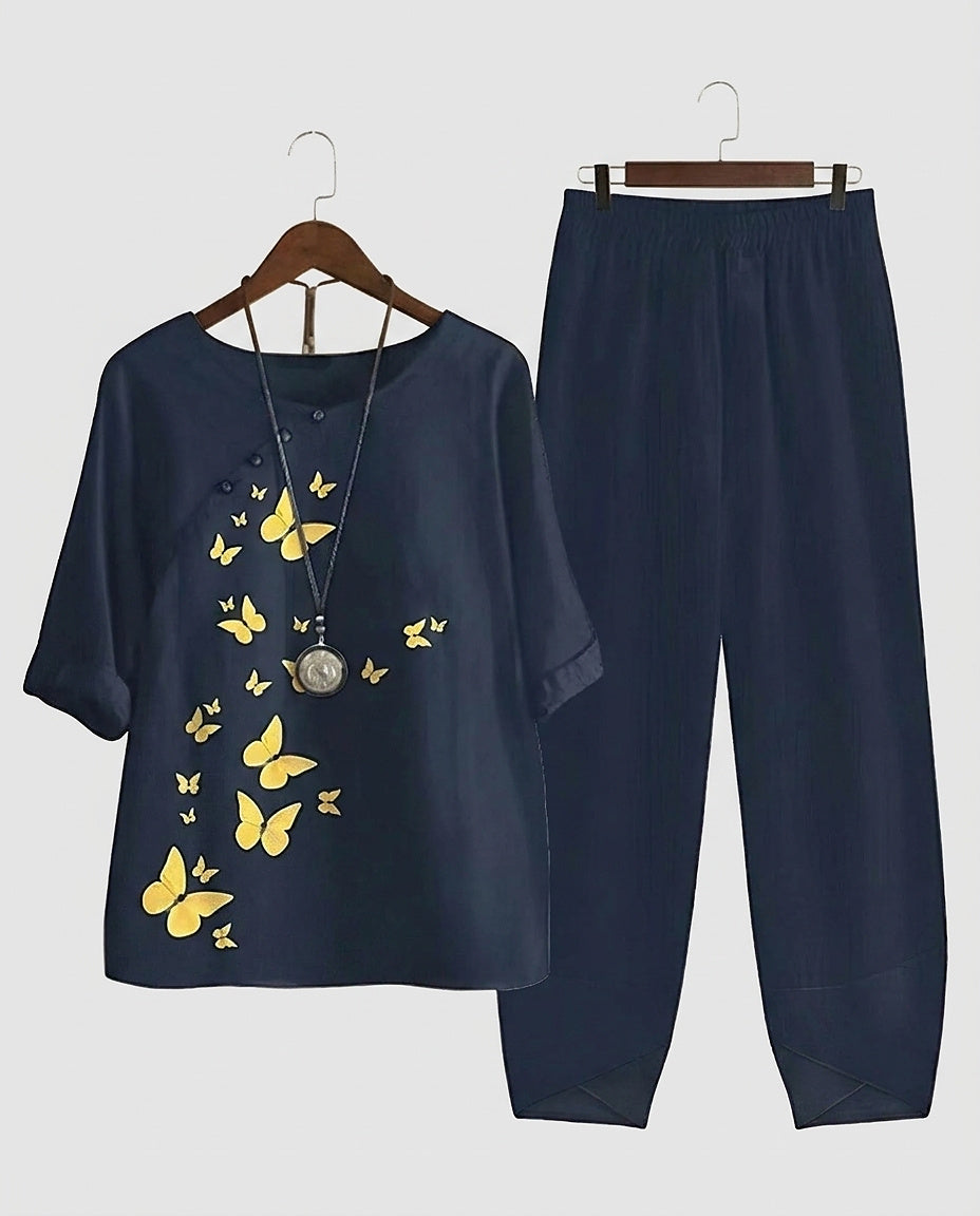 Women’s Graphic Two-Piece Set - Front [Lystr 6a9931438fb1eea96e728de4:front]