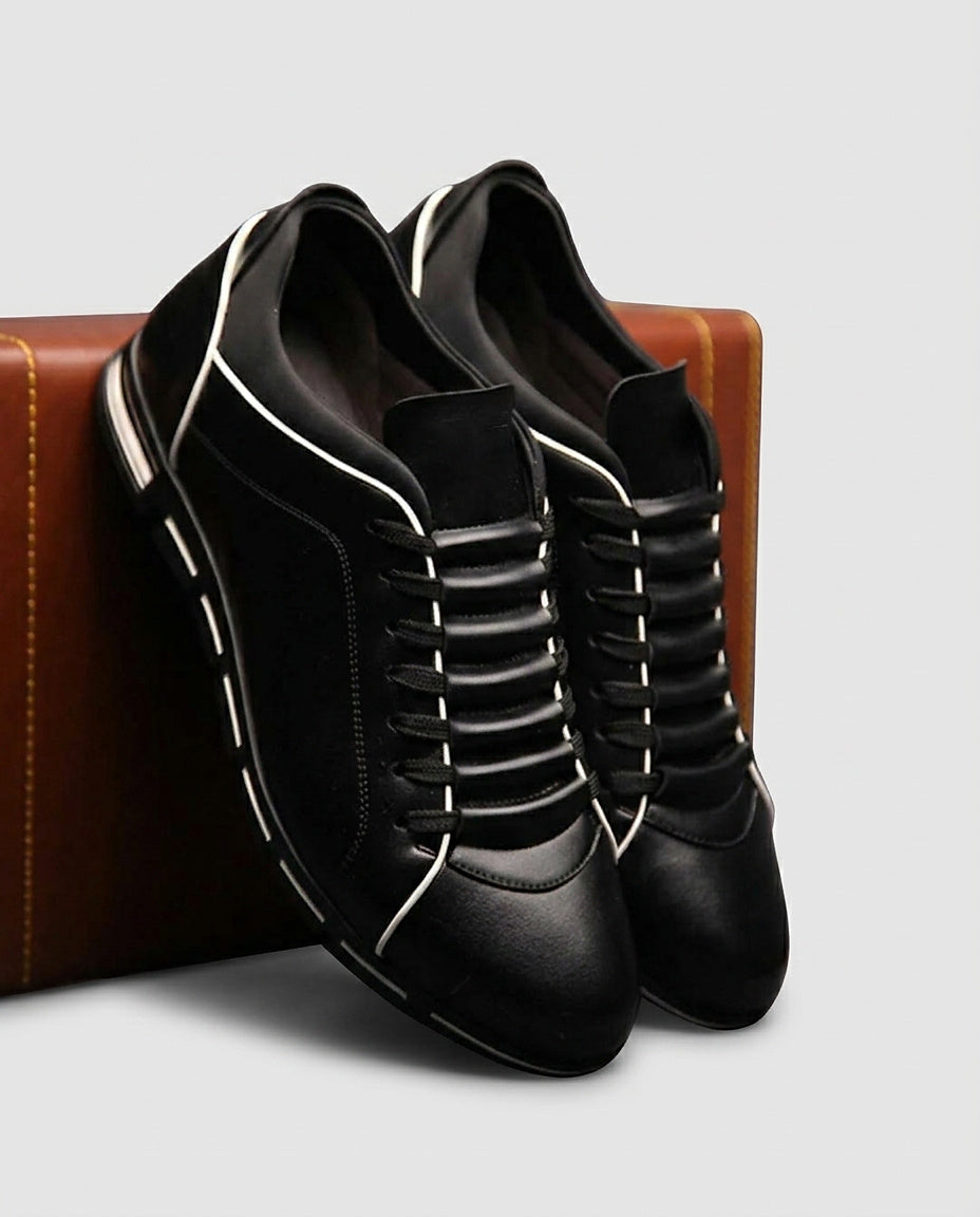 Men’s Low-Profile Lace-Up Sneakers - Front [Lystr 6a99327b2f3340c9d26a8828:front]