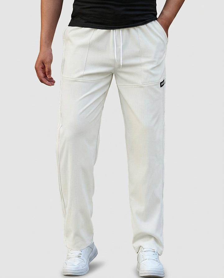 Men’s Straight-Leg Pants with Drawstring - Front [Lystr 6a9935ca7ad28f61f25c99ec:front]