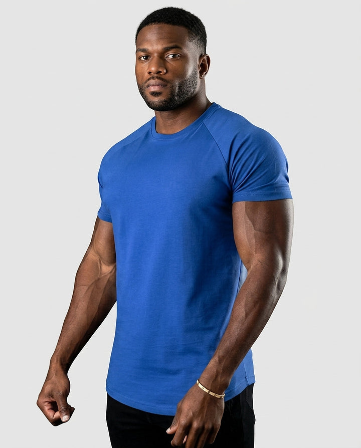 Men’s Slim-Fit Raglan Sleeve T-Shirt - Front [Lystr 6a9936592f3340c9d26a8837:front]
