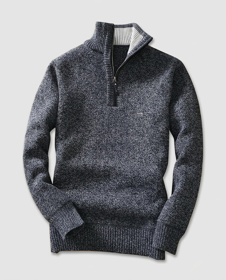 Men's Quarter-Zip Sweater - Front [Lystr 6a99394f242ed5d7825cd8e7:front]
