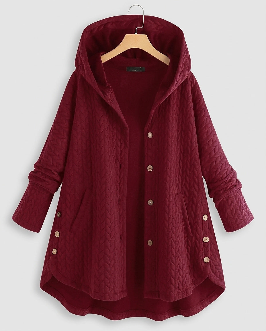 Women’s Quilted Jacket with Buttons - Front [Lystr 6a99396d242ed5d7825cd8f6:front]