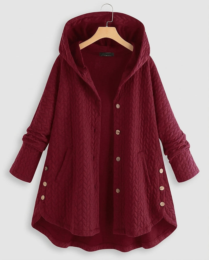Women’s Quilted Jacket with Buttons - Front [Lystr 6a99396d242ed5d7825cd8f6:front]