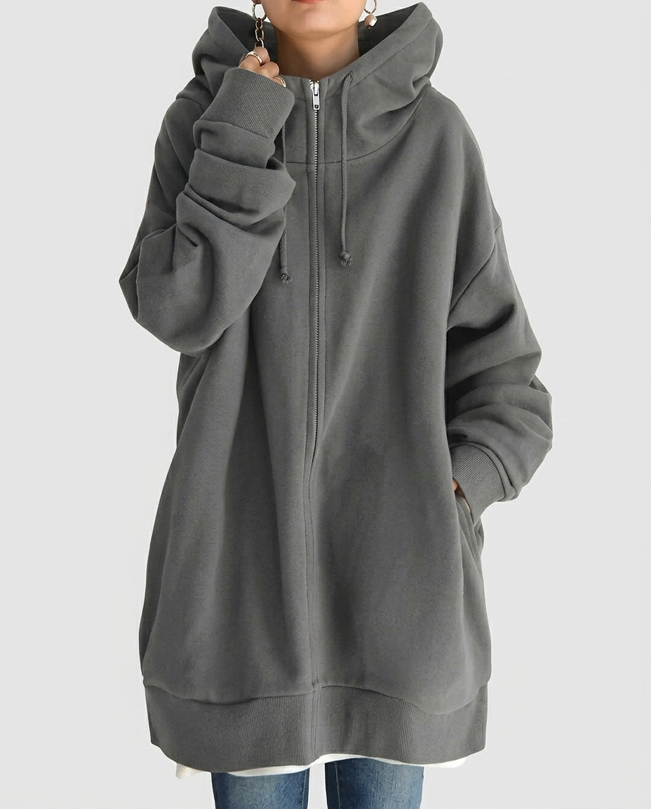 Women’s Zip-Up Hoodie - Front [Lystr 6a9950569549a00b390c9a94:front]