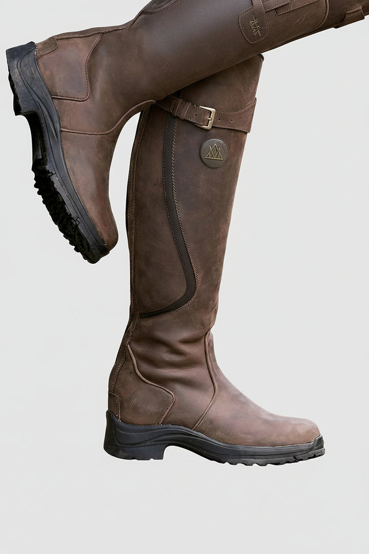 Women's Knee-High Boots with Buckle - Front [Lystr 6a99507c9549a00b390c9aa3:front]