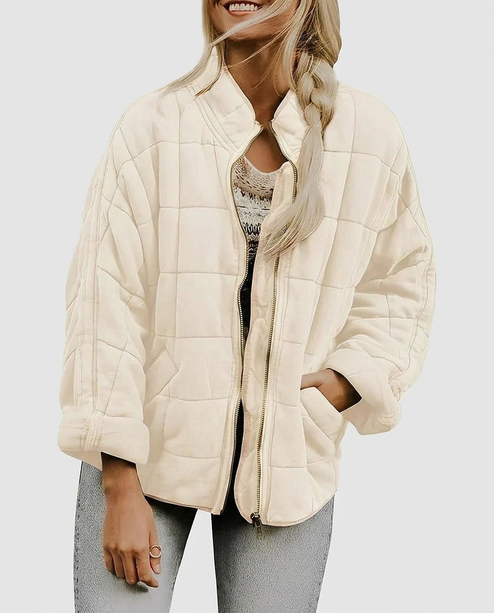 Quilted Women’s Jacket with Pockets - Front [Lystr 6a9951efa8cadf9640df20d6:front]