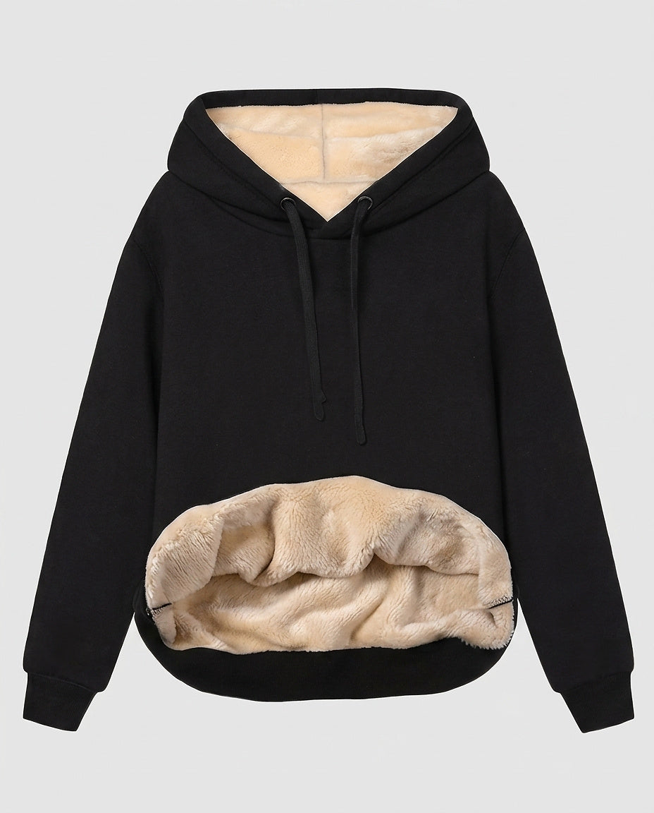 Women’s Pullover Hoodie with Plush Lining - Front [Lystr 6a99530e9549a00b390c9ac4:front]