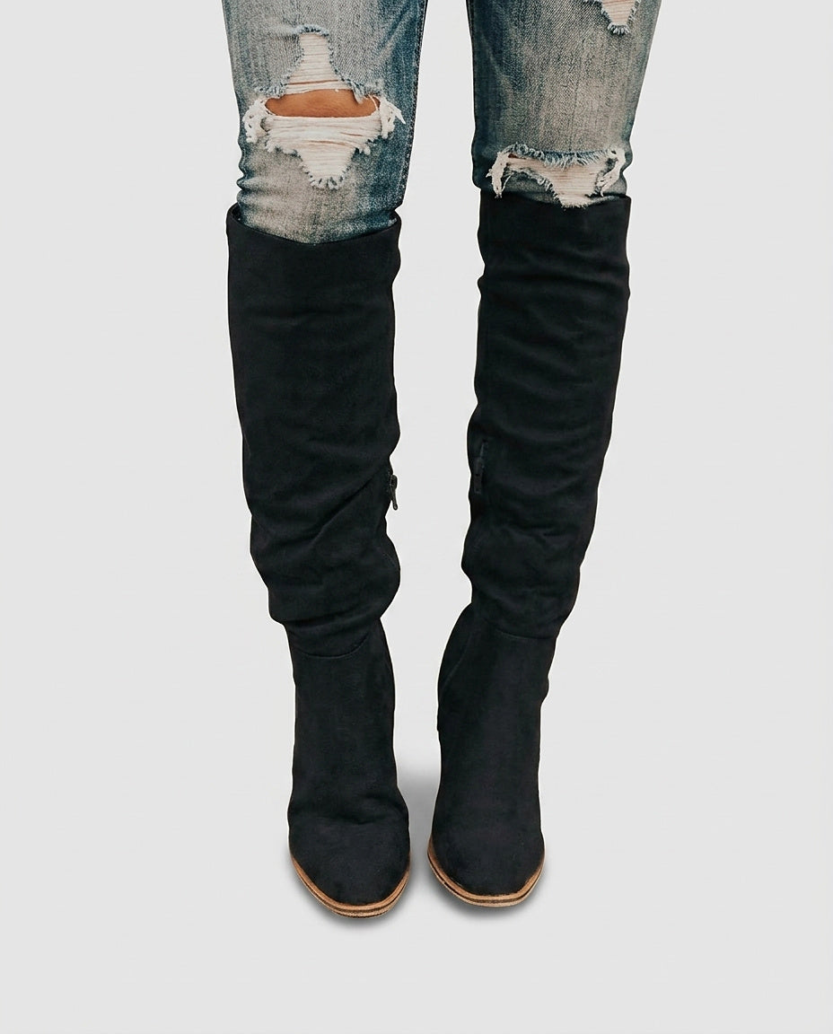 Women's Knee-High Boots - Front [Lystr 6a995e1026ff0cdd9206e2a4:front]
