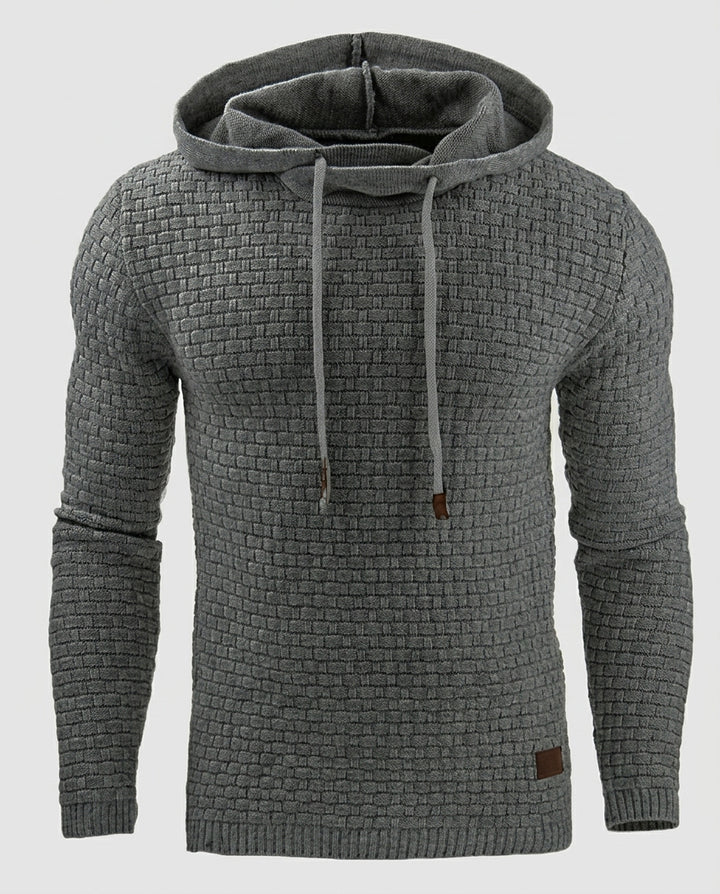 Men’s Textured Hoodie - Front [Lystr 6a99622a46bf3abf3f496651:front]
