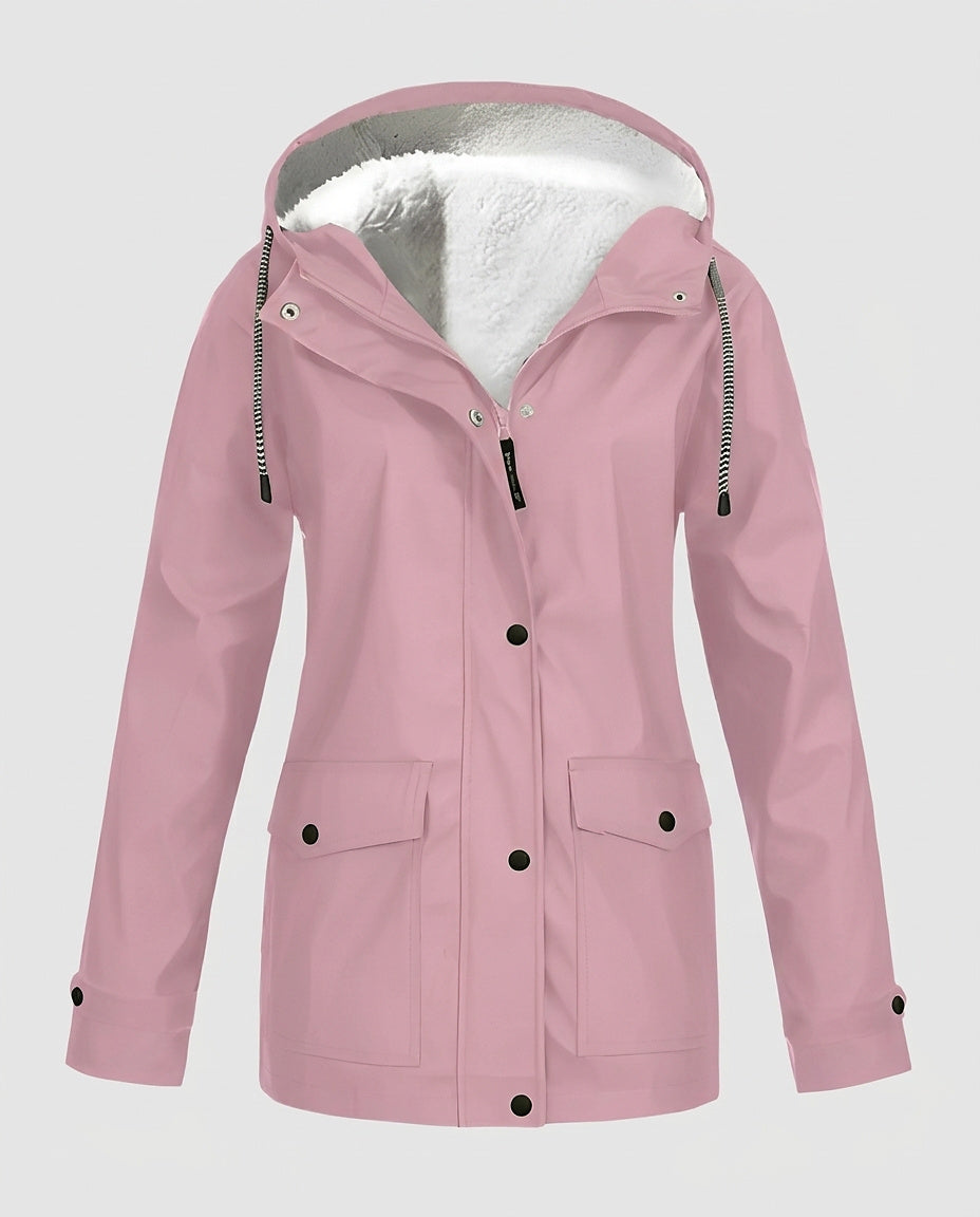 Women’s Hooded Jacket with Pockets - Front [Lystr 6a996323477266cd33aeb9fa:front]