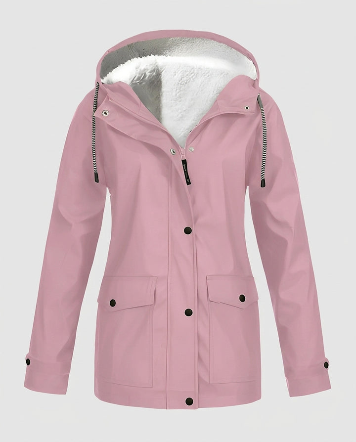 Women’s Hooded Jacket with Pockets - Front [Lystr 6a996323477266cd33aeb9fa:front]