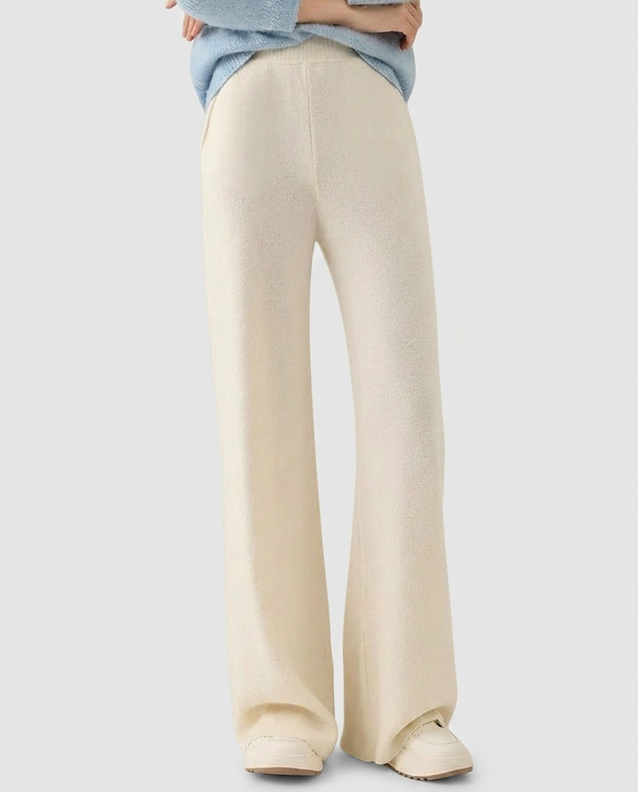 Women’s Wide-Leg Pants with Side Pockets - Front [Lystr 6a996405ab5f8d91f4cef6a6:front]