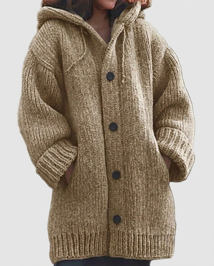 Women’s Knitted Jacket - Front [Lystr 6a9964e50c146a178edd4122:front]