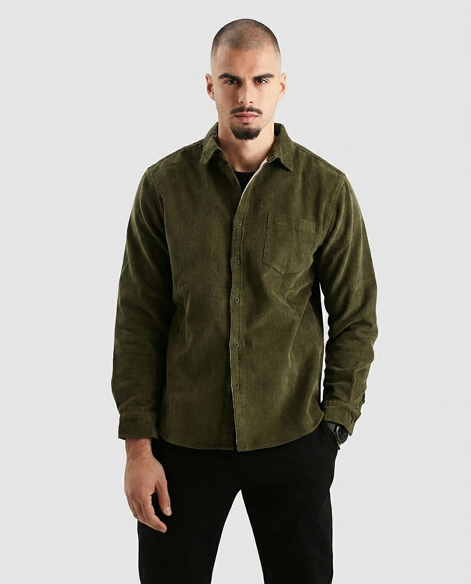 Men’s Corduroy Shirt - Front [Lystr 6a9964e90c146a178edd4125:front]