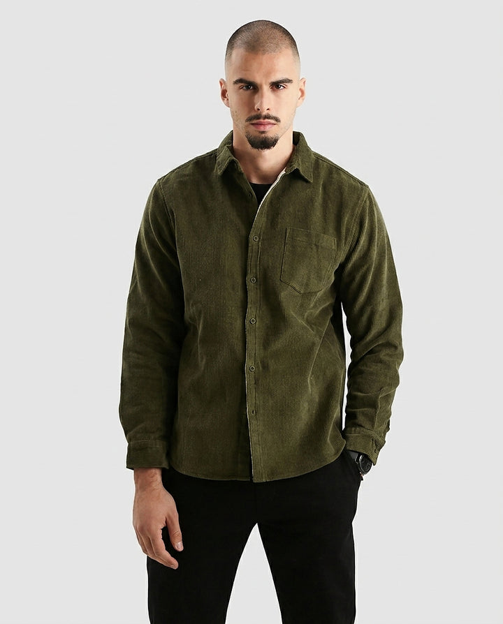 Men’s Corduroy Shirt - Front [Lystr 6a9964e90c146a178edd4125:front]
