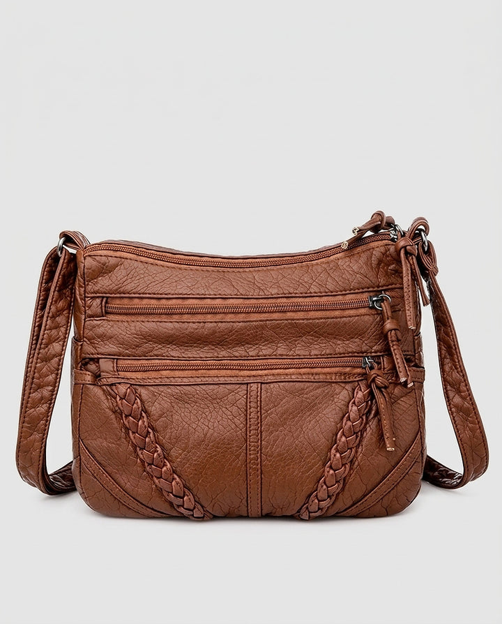 Women | Bag with long strap and subtle details - Front [Lystr 6a9967aa0c146a178edd416a:front]